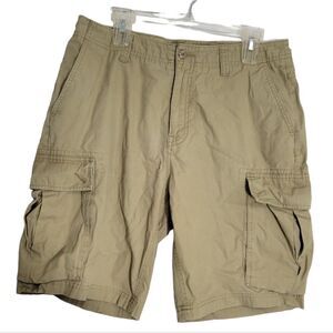 Nautica modern fit khaki cargo shorts